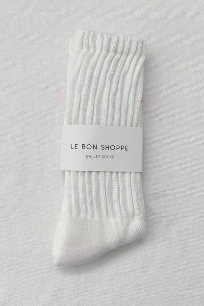 Ballet Socks: White