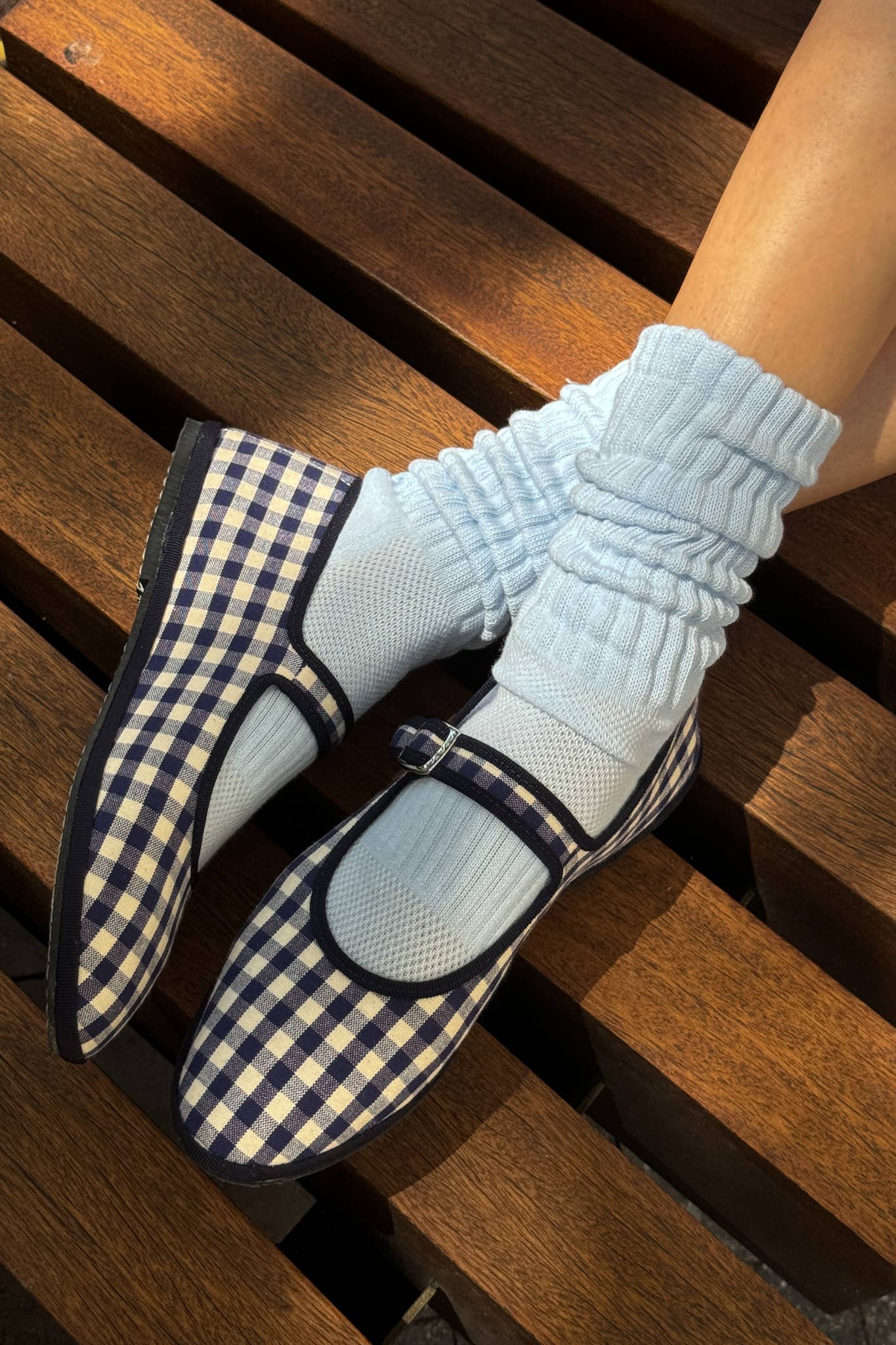 Ballet Socks: Baby Blue