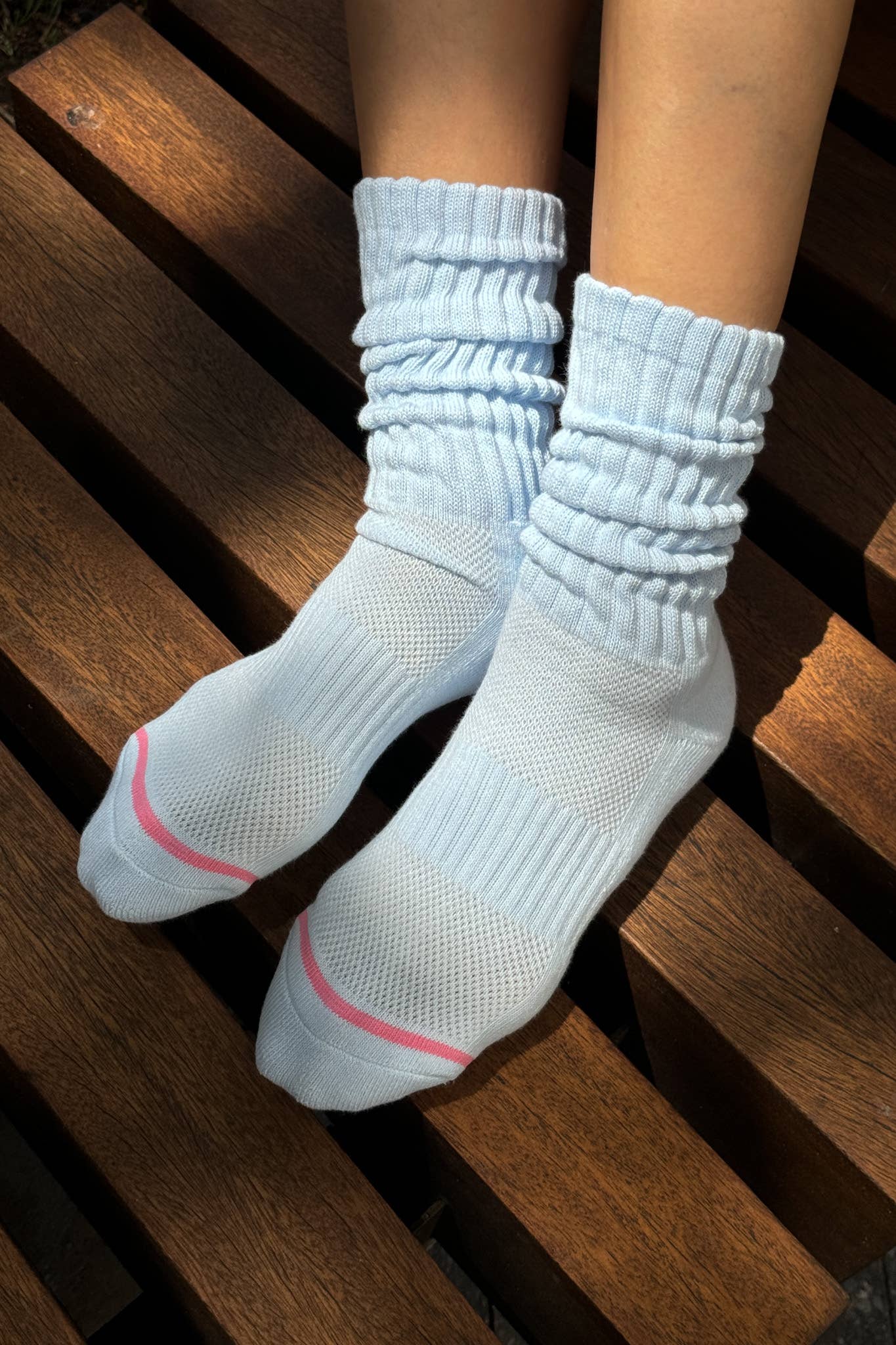 Ballet Socks: Baby Blue